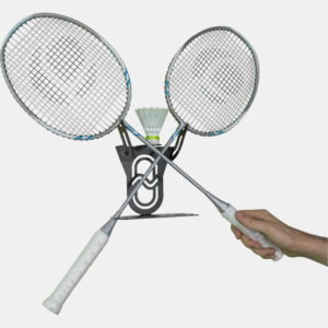 soporte y colgador de badminton