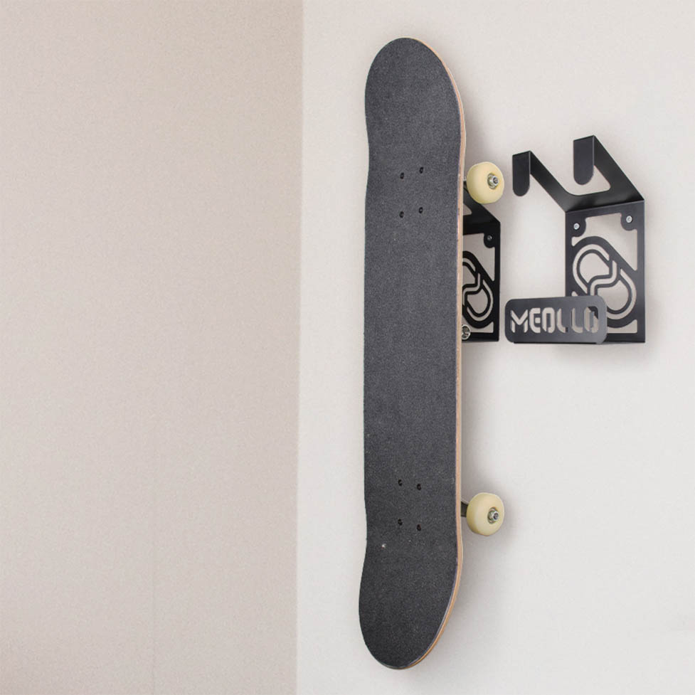 Skateboard Wall Rack | Wall mounted hooks for storage | racks designed your favourite sports Meollo